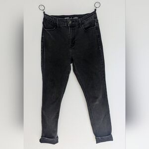 Old Navy Women's Dark Gray Super Skinny Jeans Size Petite 8